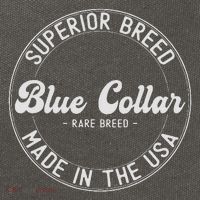 Patriotic Worker Lineman Plumber Usa Blue Collar Worker Cotton Canvas Backpack