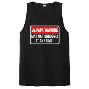 Papa Warning May Nap Suddenly At Any Time For FatherS Day PosiCharge Competitor Tank