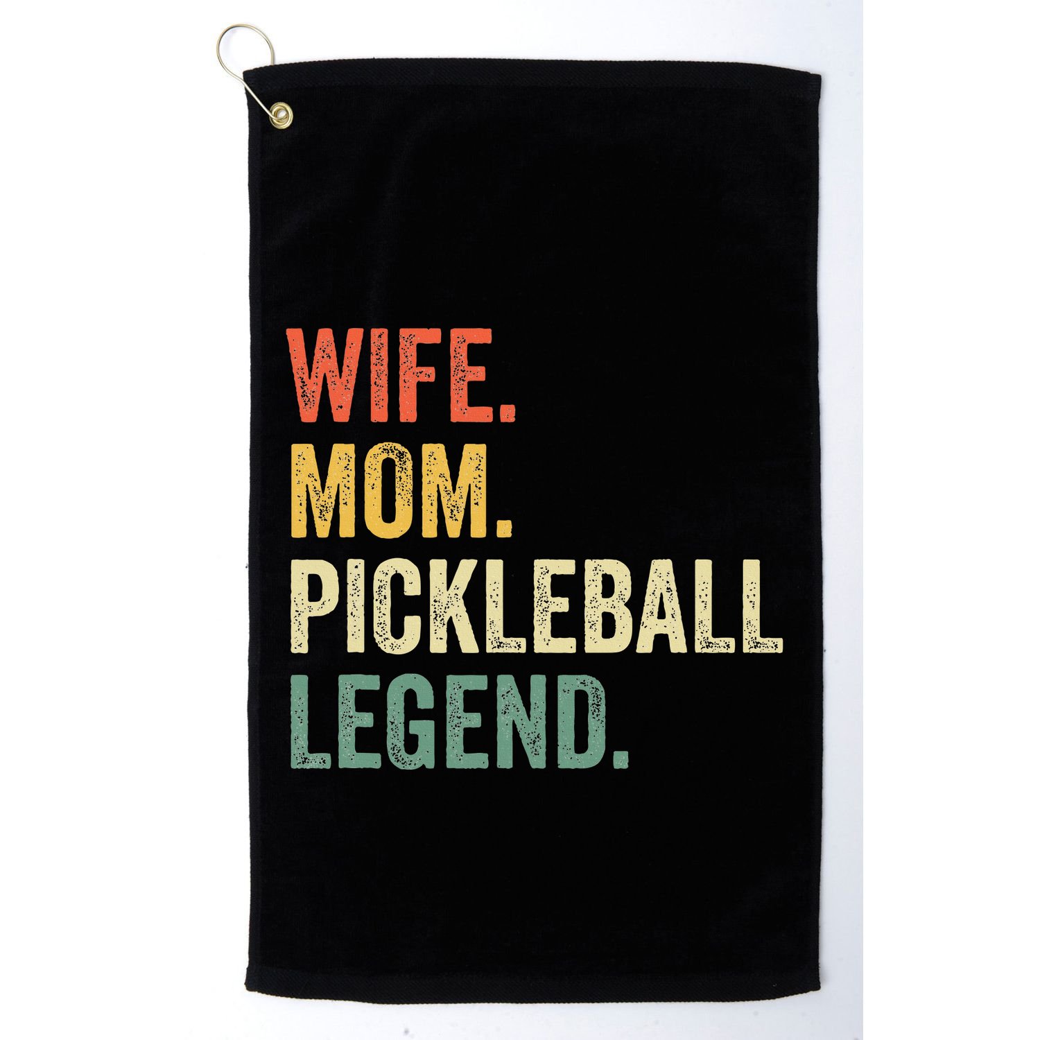 Pickleball Wife Mom Legend Mothers Day Golf Towel
