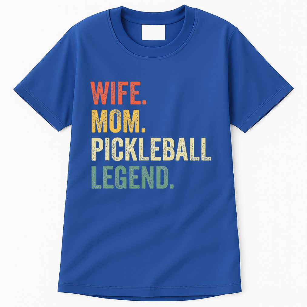 Pickleball Wife Mom Legend Mothers Day Tall T-Shirt