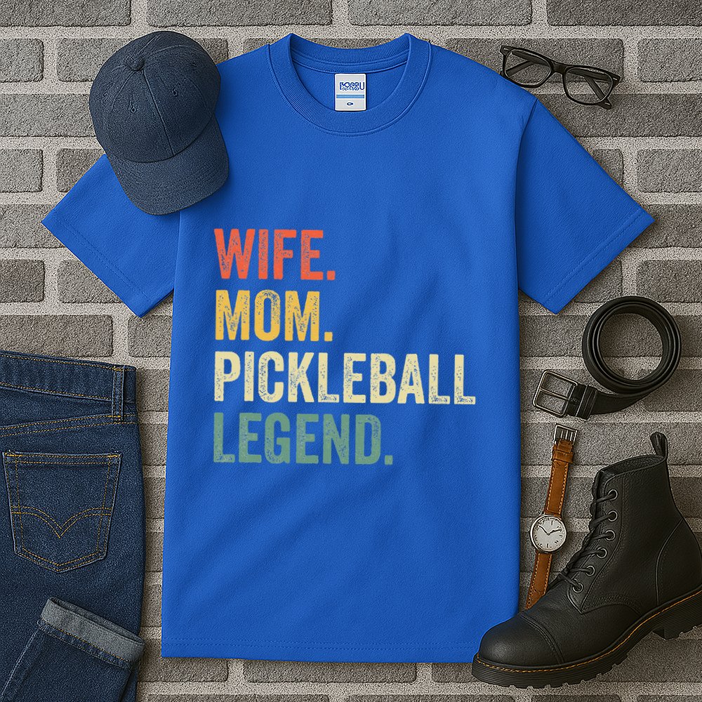 Pickleball Wife Mom Legend Mothers Day Tall T-Shirt