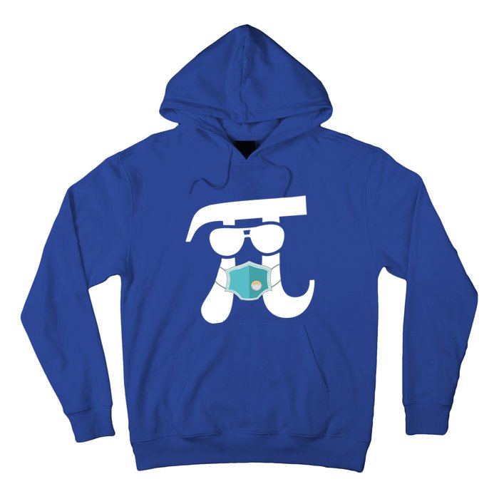 Pi Wearing Mask Happy Pi Day Teacher Student Gift Hoodie