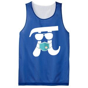 Pi Wearing Mask Happy Pi Day Teacher Student Gift Mesh Reversible Basketball Jersey Tank