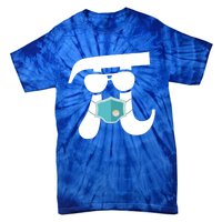 Pi Wearing Mask Happy Pi Day Teacher Student Gift Tie-Dye T-Shirt