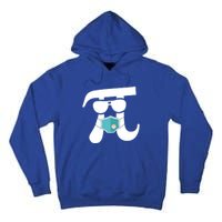 Pi Wearing Mask Happy Pi Day Teacher Student Gift Tall Hoodie