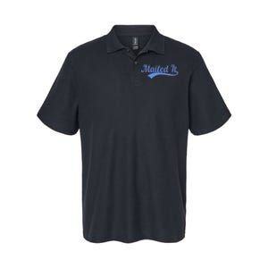 Postal Worker Mailed It Mailman Postman Softstyle Adult Sport Polo