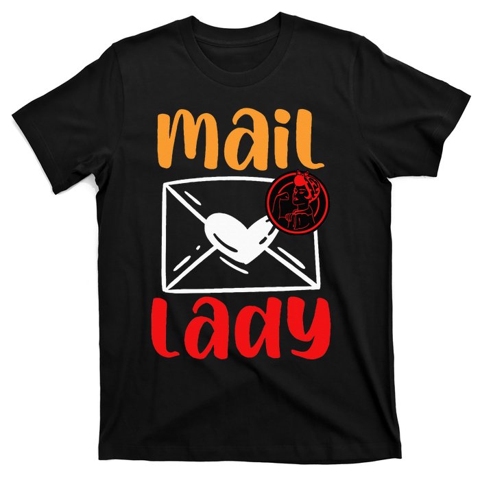 Postal Worker Mailman Mail Lady T-Shirt