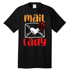 Postal Worker Mailman Mail Lady Tall T-Shirt