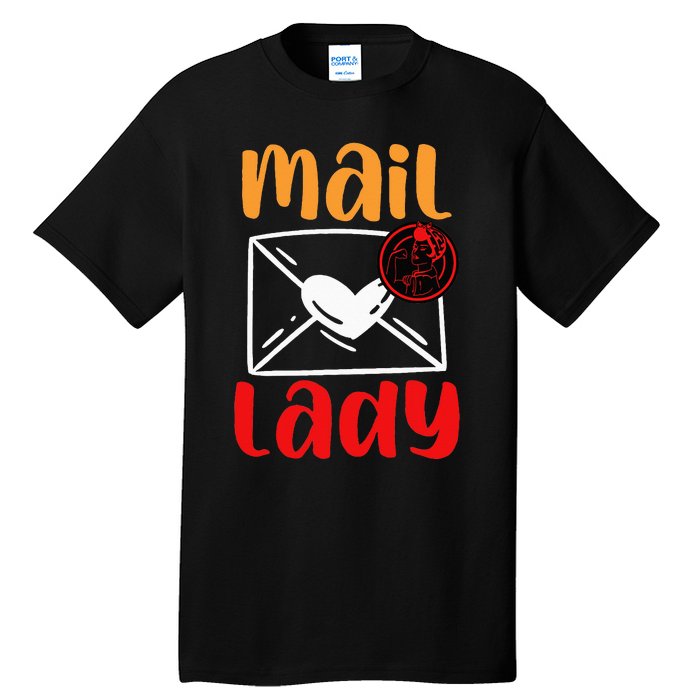 Postal Worker Mailman Mail Lady Tall T-Shirt