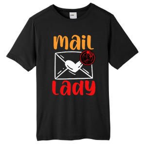 Postal Worker Mailman Mail Lady Tall Fusion ChromaSoft Performance T-Shirt