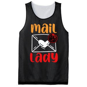 Postal Worker Mailman Mail Lady Mesh Reversible Basketball Jersey Tank