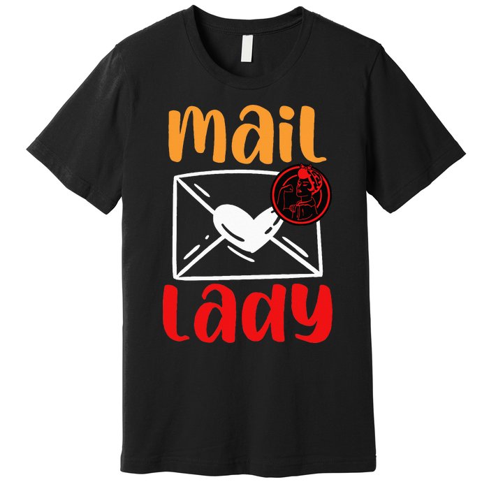 Postal Worker Mailman Mail Lady Premium T-Shirt