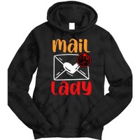 Postal Worker Mailman Mail Lady Tie Dye Hoodie