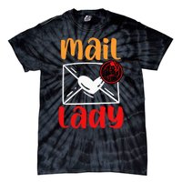 Postal Worker Mailman Mail Lady Tie-Dye T-Shirt