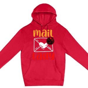 Postal Worker Mailman Mail Lady Premium Pullover Hoodie