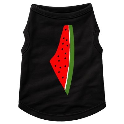 Palestine Watermelon Map Doggie Tank