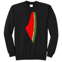 Palestine Watermelon Map Sweatshirt