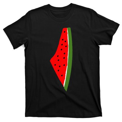 Palestine Watermelon Map T-Shirt