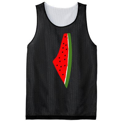 Palestine Watermelon Map Mesh Reversible Basketball Jersey Tank