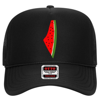 Palestine Watermelon Map Trucker Hat