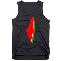 Palestine Watermelon Map Tank Top