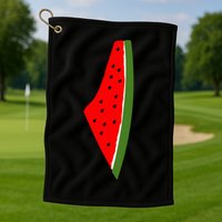 Palestine Watermelon Map Golf Towel