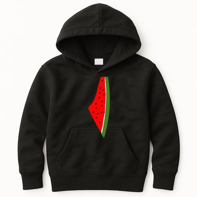 Palestine Watermelon Map Kids Hoodie