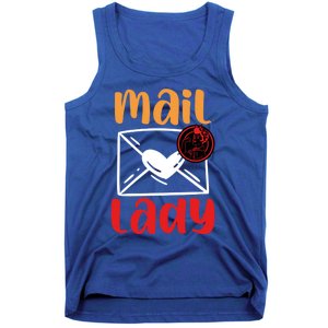 Postal Worker Mailman Mail Lady Cute Gift Tank Top