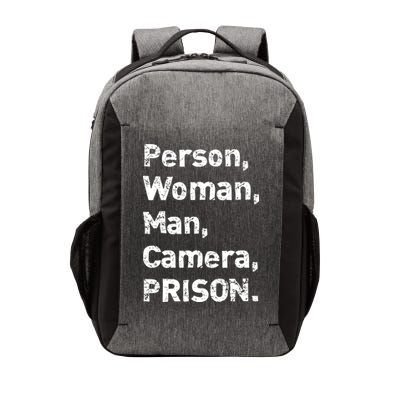 Person, Woman, Man, Camera, PRISON Vector Backpack