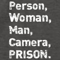 Person, Woman, Man, Camera, PRISON Vector Backpack