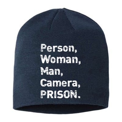 Person, Woman, Man, Camera, PRISON Sustainable Beanie