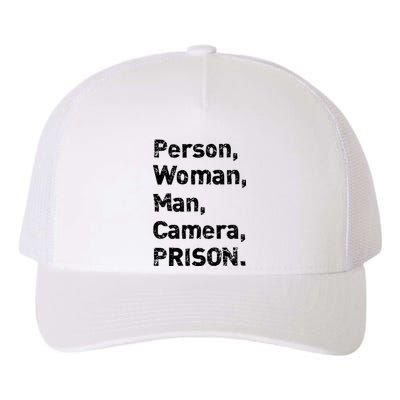 Person, Woman, Man, Camera, PRISON Yupoong Adult 5-Panel Trucker Hat