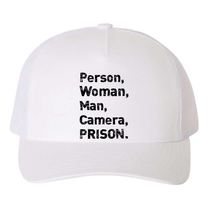 Person, Woman, Man, Camera, PRISON Yupoong Adult 5-Panel Trucker Hat