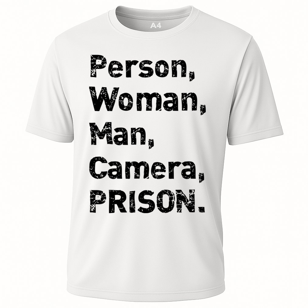 Person, Woman, Man, Camera, PRISON Cooling Performance Crew T-Shirt
