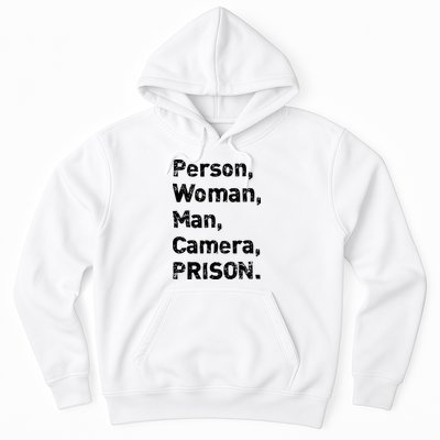 Person, Woman, Man, Camera, PRISON Hoodie