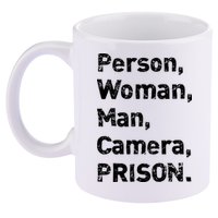 Person, Woman, Man, Camera, PRISON 11oz C Handle Ceramic Mug