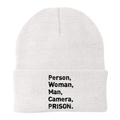 Person, Woman, Man, Camera, PRISON Knit Cap Winter Beanie