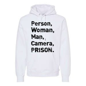 Person, Woman, Man, Camera, PRISON Premium Hoodie