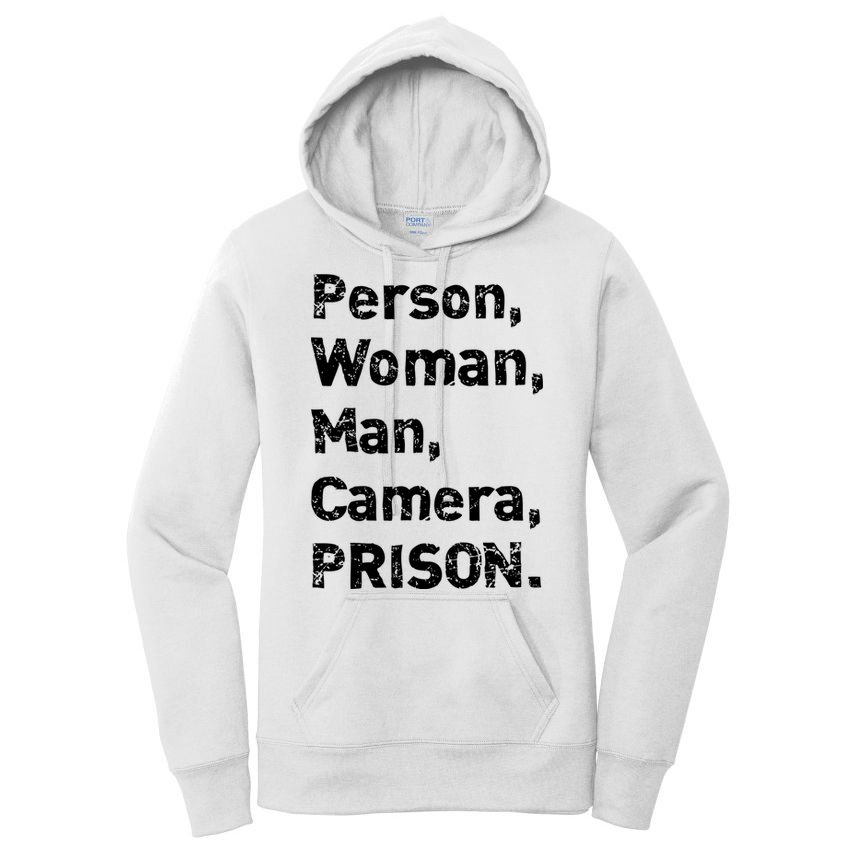 Person, Woman, Man, Camera, PRISON Women's Pullover Hoodie