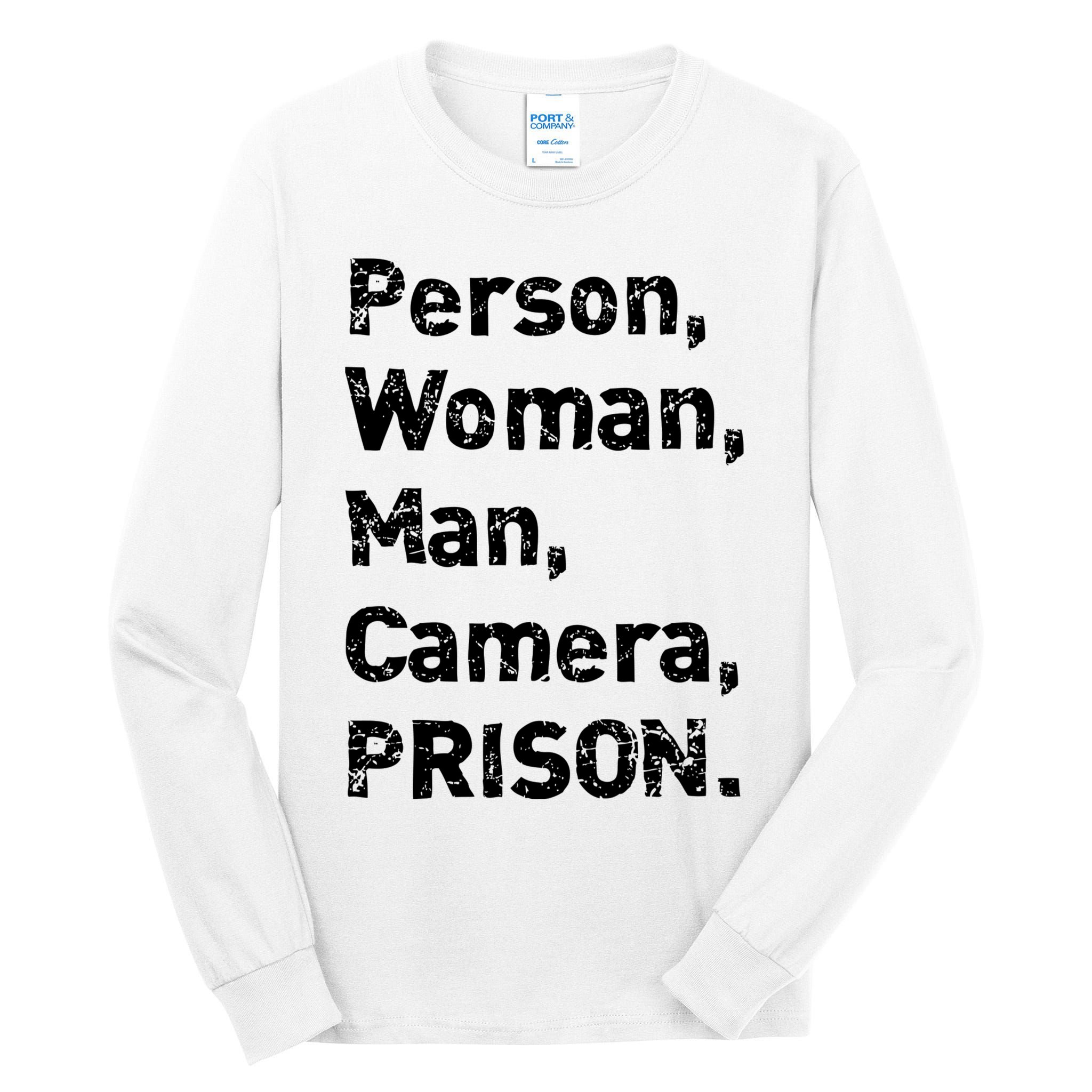 Person, Woman, Man, Camera, PRISON Tall Long Sleeve T-Shirt