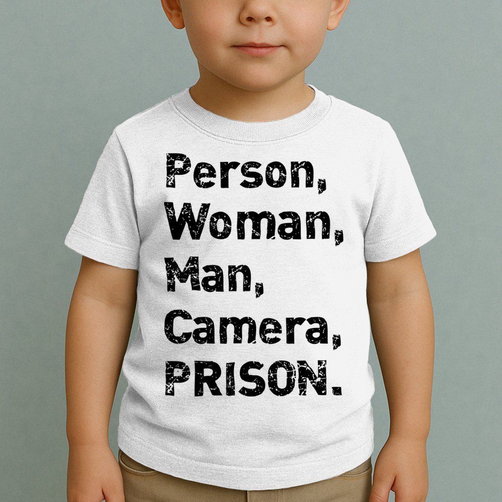 Person, Woman, Man, Camera, PRISON Toddler T-Shirt