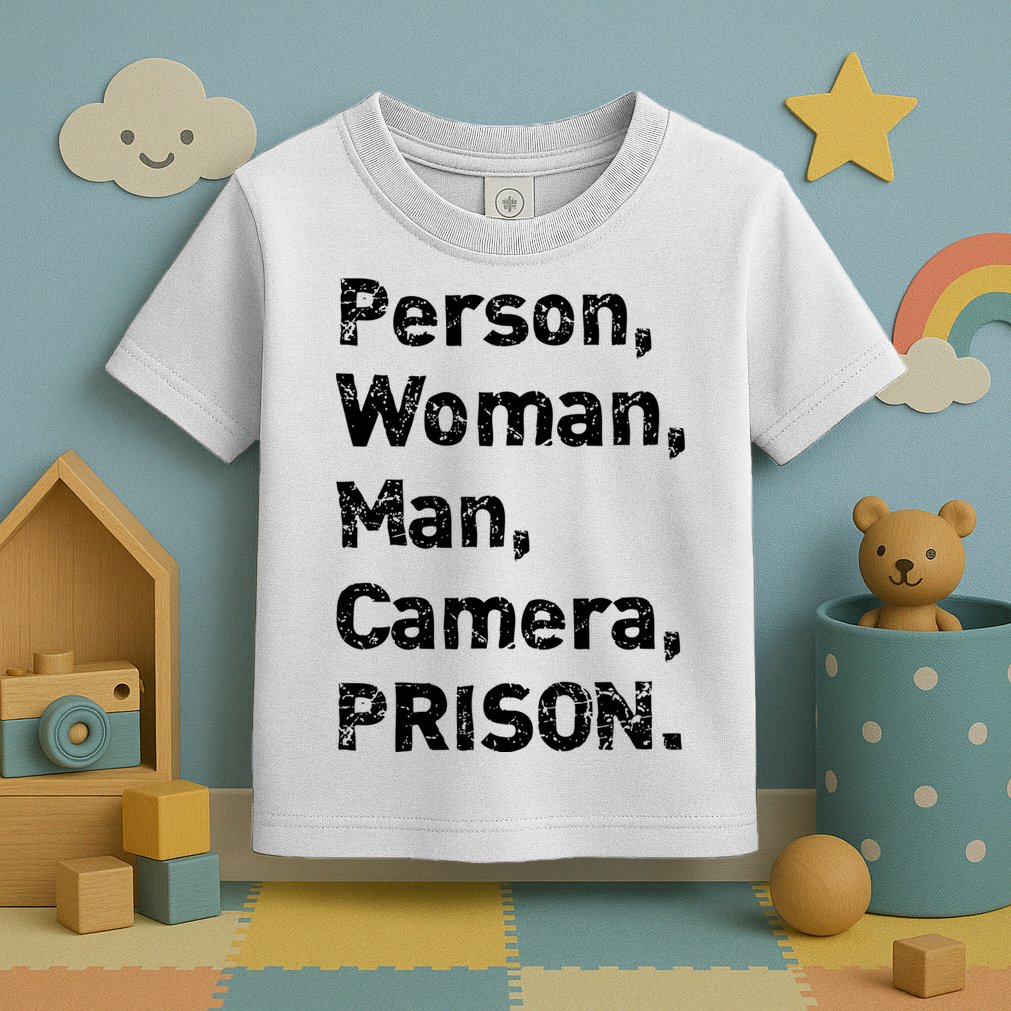 Person, Woman, Man, Camera, PRISON Toddler T-Shirt