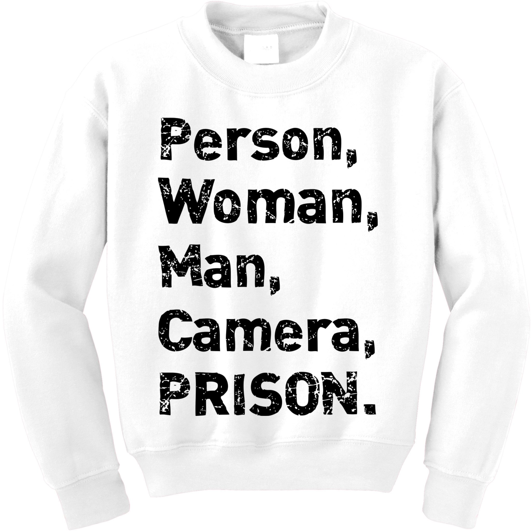 Person, Woman, Man, Camera, PRISON Kids Sweatshirt