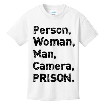 Person, Woman, Man, Camera, PRISON Kids T-Shirt