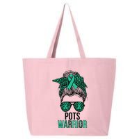 Pots Warrior Messy Bun Pots Awareness Day Pots Fighter 25L Jumbo Tote