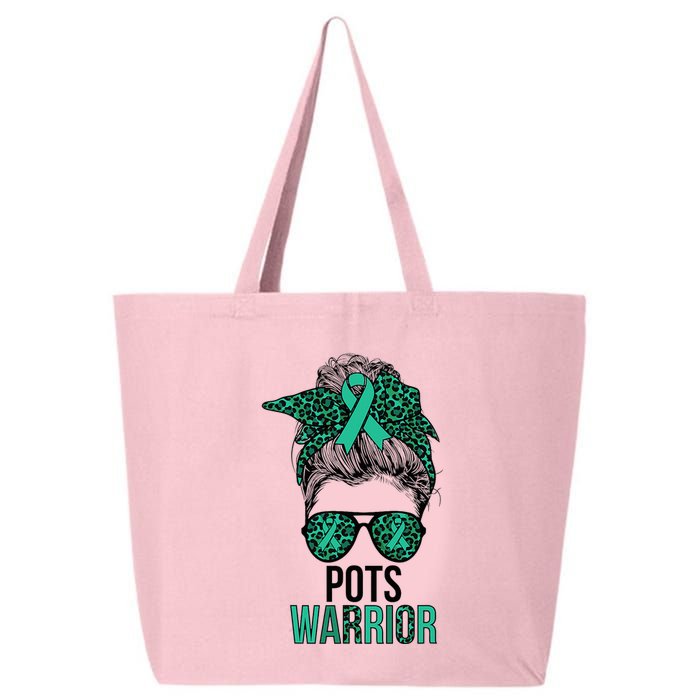 Pots Warrior Messy Bun Pots Awareness Day Pots Fighter 25L Jumbo Tote