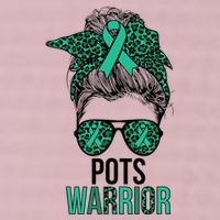 Pots Warrior Messy Bun Pots Awareness Day Pots Fighter 25L Jumbo Tote