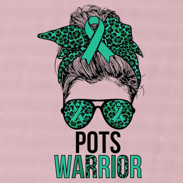 Pots Warrior Messy Bun Pots Awareness Day Pots Fighter 25L Jumbo Tote