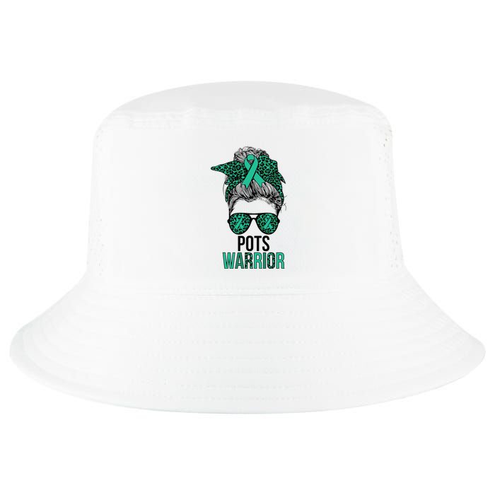 Pots Warrior Messy Bun Pots Awareness Day Pots Fighter Cool Comfort Performance Bucket Hat