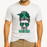 Pots Warrior Messy Bun Pots Awareness Day Pots Fighter Cooling Performance Crew T-Shirt